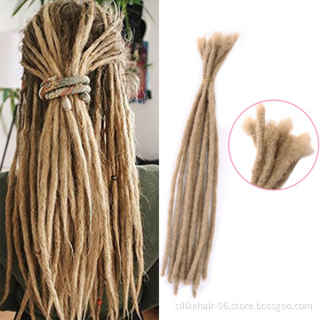Wholesale 10Strands/Pack Blonde Women Men's Dread Reggae Hair Hip-Hop Style Handmade locks Hair Synthetic Dreadlocks Extensions